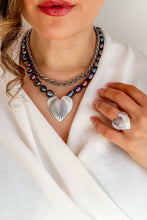 Charger l'image dans la galerie, Ligne Luxury - Collier RINTOCCO DI MEZZANOTTE - LUXURY - argent 925
