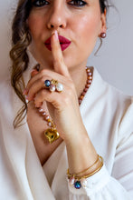 Charger l'image dans la galerie, Ligne Precious - Bague GOUTTE DE LUNE OR - Blanche
