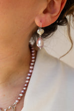 Load image into Gallery viewer, Precious Line - SECRET IN PINK HEARTS Earrings
