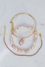 Carica l'immagine nel visualizzatore di Gallery, Linea Precious - Bracciale PEARL ORO - ROSA - argento 925 placcato oro 18k
