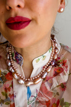 Charger l'image dans la galerie, Collier - ROSE IMPERIALE - LUXE - argent 925 plaqué or 18k
