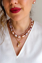 Charger l'image dans la galerie, Collier - ROSE IMPERIALE - LUXE - argent 925 plaqué or 18k
