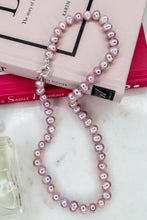 Carica l'immagine nel visualizzatore di Gallery, Linea Luxury - Collana ICONA DI PERLE - GLICINE - Argento 925

