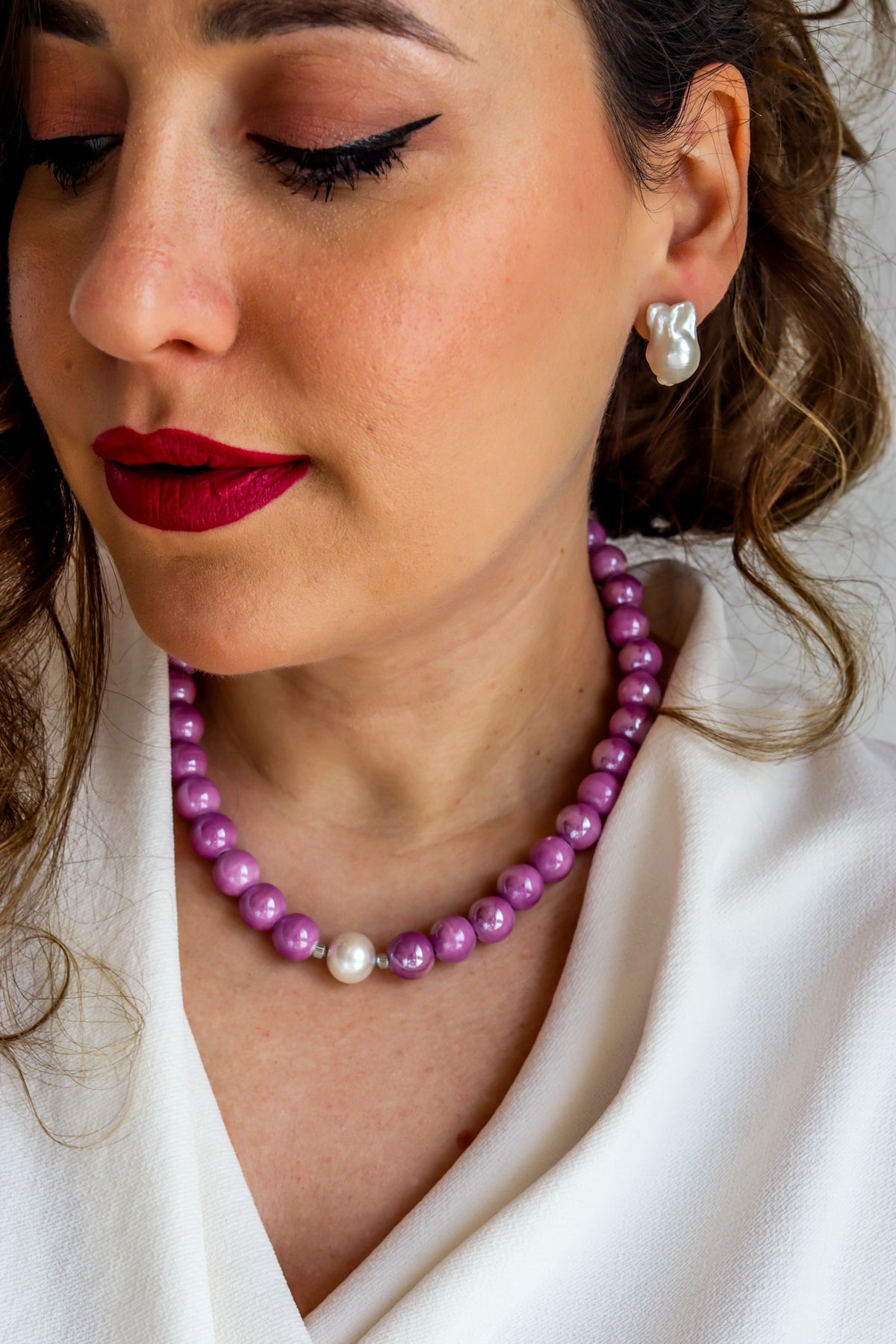 Céramique ESSENZIALE - Grande - ROSE MAUVE