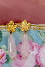 Charger l'image dans la galerie, Mè·ro Bijoux - Boucles d'oreilles CERISE Quartz OR
