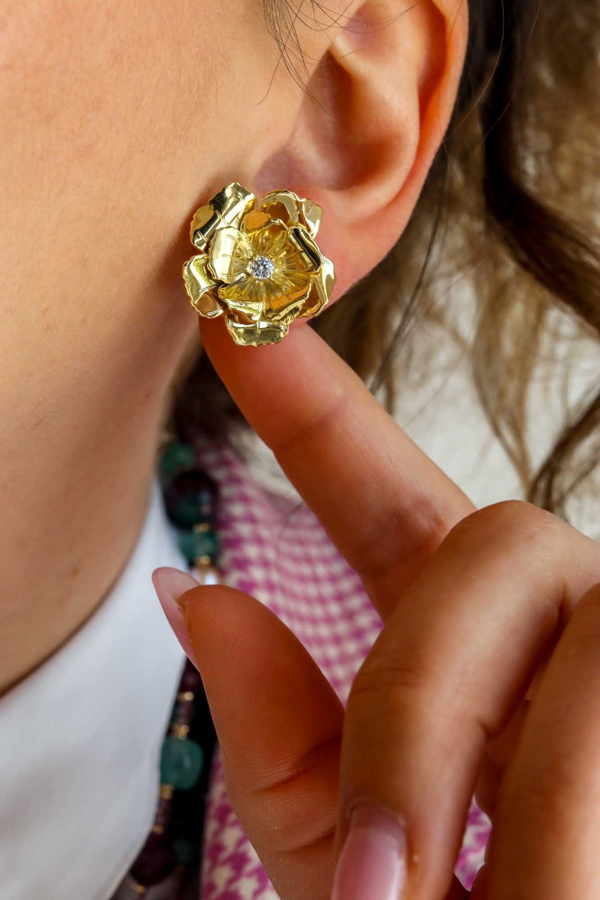 Ligne Luxury - Boucles d'oreilles FIORISCI BIG OR