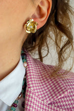 Load image into Gallery viewer, Precious Line - FIORISCI BIG GOLD Earrings - 925 silver 18k gold plated
