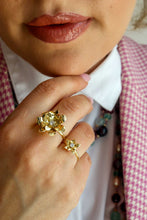 Load image into Gallery viewer, Precious Line - FIORISCI BIG GOLD Ring - 18k gold plated 925 silver
