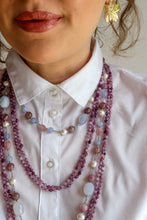 Carica l'immagine nel visualizzatore di Gallery, Linea Precious - Collana MALVA corta + Ciondolo Conchiglia Quarzo Rosa
