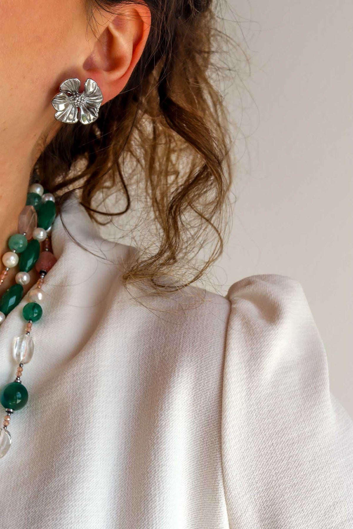 Mè·ro Bijoux - Boucles d'oreilles FLEUR DE POMMIER