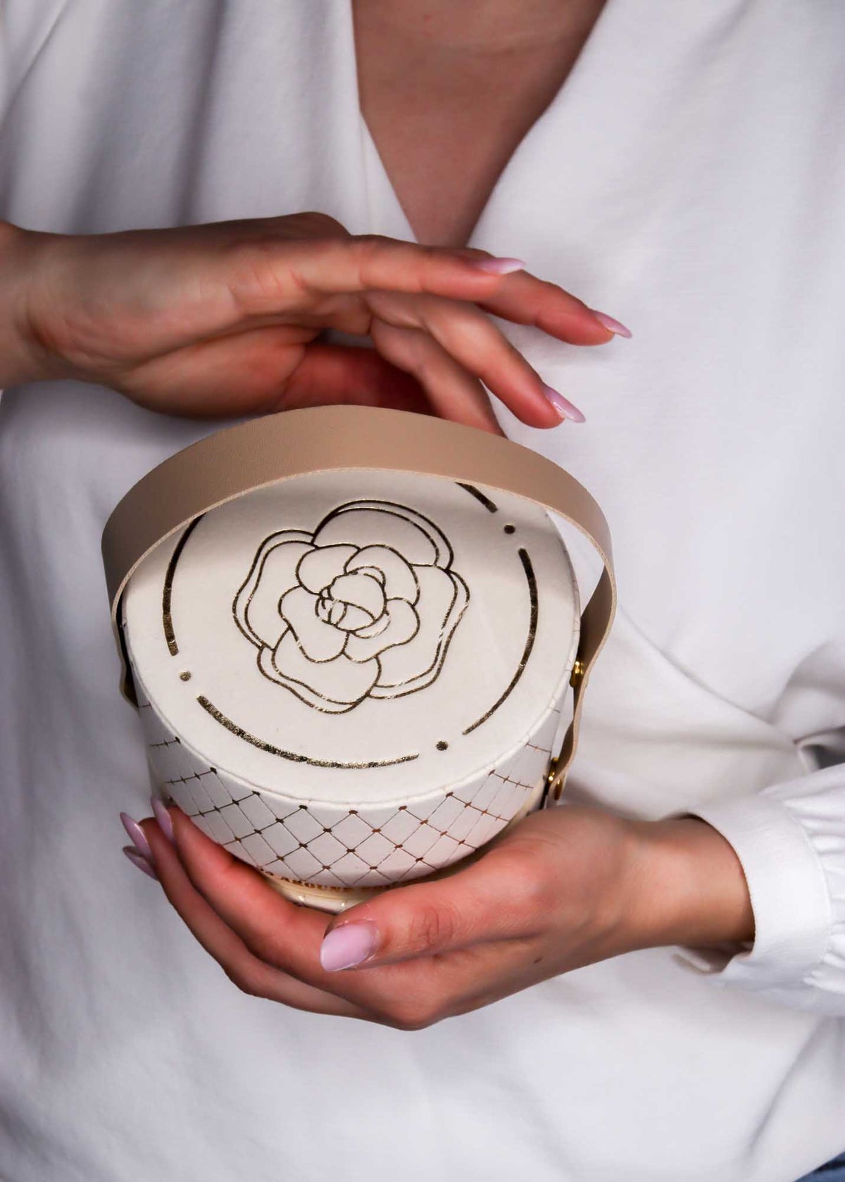 LUXURY PACKAGING - Scatola Camelia Beige -  Edizione Limitata