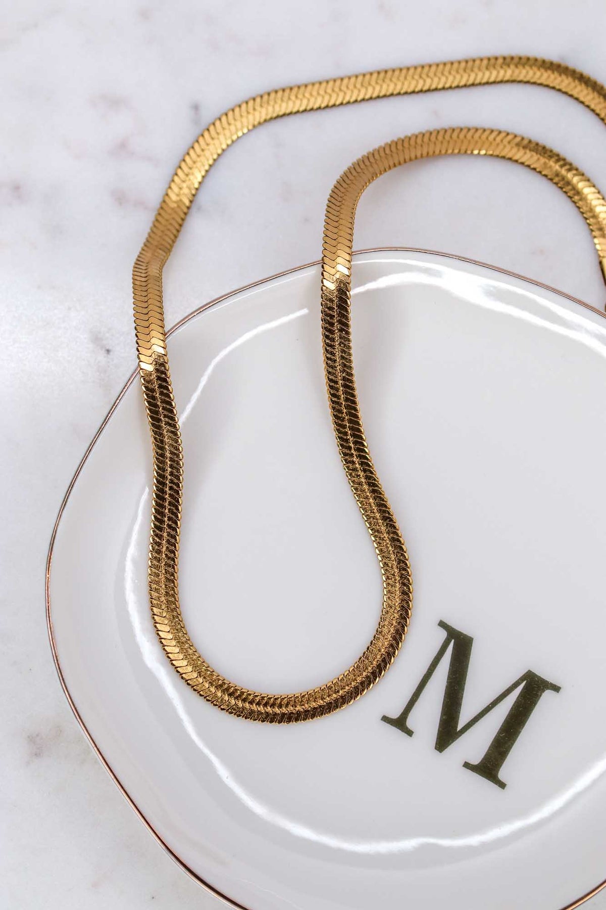 Mè·ro Bijoux - Collier SPIGA MAXI OR