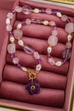 Load image into Gallery viewer, Linea Luxury - Collana Aura / Ametista ORO
