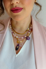 Load image into Gallery viewer, Linea Luxury - Collana Aura / Ametista ORO
