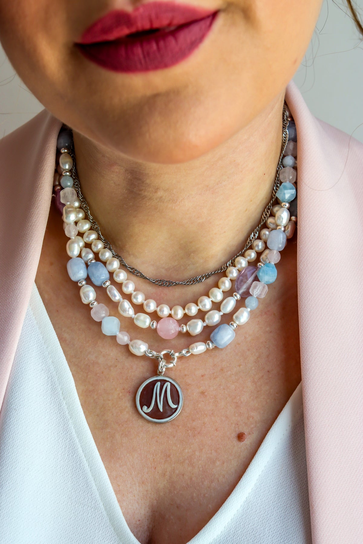 Ligne Luxury - Pendentif lettre personnalisable - La lettre de votre cœur