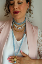 Carica l'immagine nel visualizzatore di Gallery, Linea Luxury - Collana Aura / Acquamarina ORO
