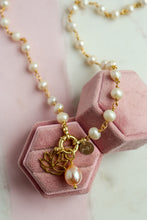 Carica l&#39;immagine nel visualizzatore di Gallery, COMBO Collana LA BASE di Melania Gorini Gioielli + Pendente Perla + Pendente A PIACERE - argento 925 placcato oro 18k

