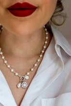 Carica l&#39;immagine nel visualizzatore di Gallery, COMBO Collana LA BASE di Melania Gorini Gioielli + Pendente Perla + Pendente A PIACERE - argento 925
