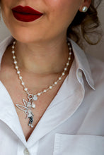 Carica l&#39;immagine nel visualizzatore di Gallery, COMBO Collana LA BASE di Melania Gorini Gioielli + Pendente Perla + Pendente A PIACERE - argento 925

