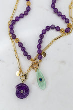 Carica l'immagine nel visualizzatore di Gallery, Linea Mè·ro Bijoux - Collana VIBRA LUX - Viola
