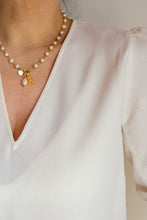 Carica l&#39;immagine nel visualizzatore di Gallery, COMBO Collana LA BASE di Melania Gorini Gioielli + Pendente Perla + Pendente BIMBO - argento 925 placcato oro 18k
