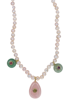 Load image into Gallery viewer, Linea Precious - Collana Rivelia Quarzo Rosa
