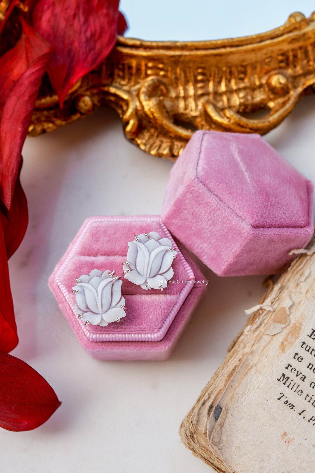 Ligne Luxe - Boucles d'oreilles LOTUS - PETITES