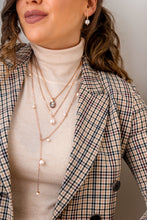 Carica l&#39;immagine nel visualizzatore di Gallery, Collana EMMA ROSA - argento 925 placcato oro rosa 18k
