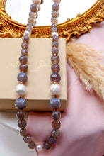 Carica l&#39;immagine nel visualizzatore di Gallery, Collana BIG AGATA + PENDENTE SUPREME IN REGALO perla barocca gigante
