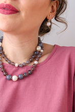Carica l&#39;immagine nel visualizzatore di Gallery, Collana BIG AGATA + PENDENTE SUPREME IN REGALO perla barocca gigante
