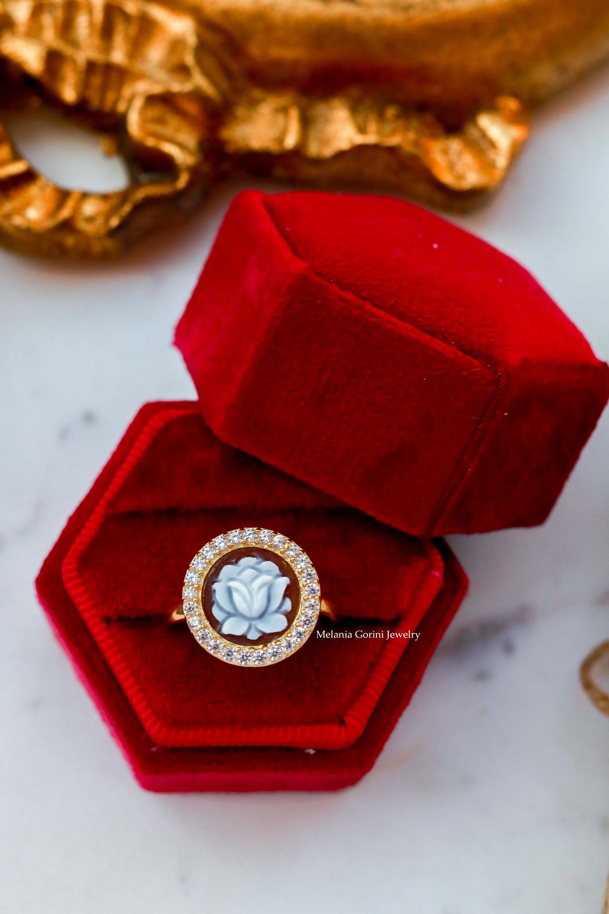Ligne Luxury - Bague LOTUS OR