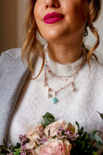 Carica l&#39;immagine nel visualizzatore di Gallery, Collana JOLIE ROSA - argento 925 placcato oro rosa 21k
