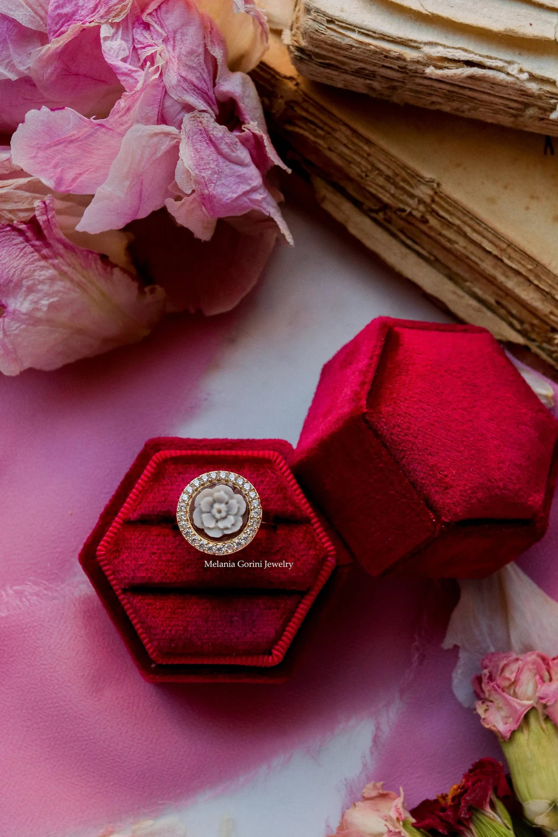 Ligne Luxury - Bague CAMELIA OR