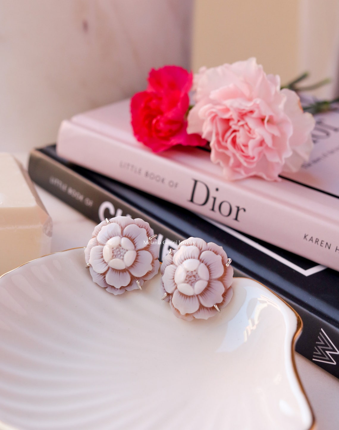 Ligne Luxury - Boucles d'oreilles CAMELIA - GRANDES