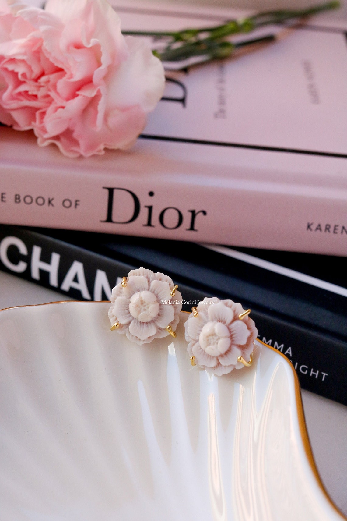 Ligne Luxury - Boucles d'oreilles CAMELIA OR - PETITES