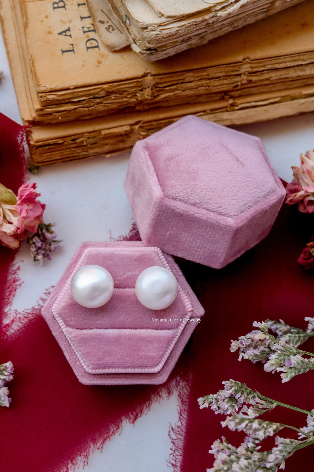 Orecchini PEARL GRANDI - argento 925 - perle di fiume naturali